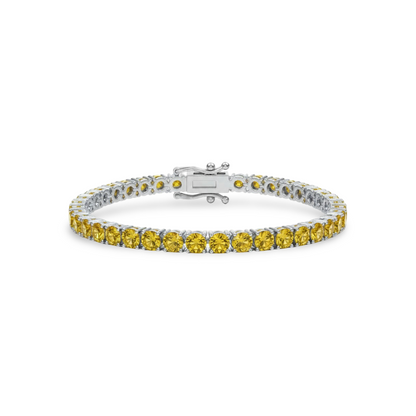 Juno Maxi Tennis Bracelet – Yellow Sapphire