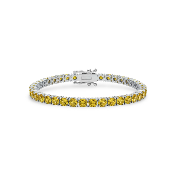 Juno Maxi Tennis Bracelet – Yellow Sapphire