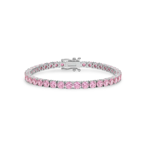 Juno Maxi Tennis Bracelet – Light Pink Sapphire