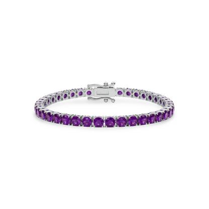 Juno Maxi Tennis Bracelet – Purple Sapphire