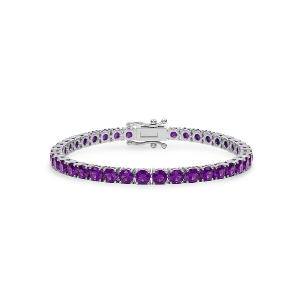 Juno Maxi Tennis Bracelet – Purple Sapphire