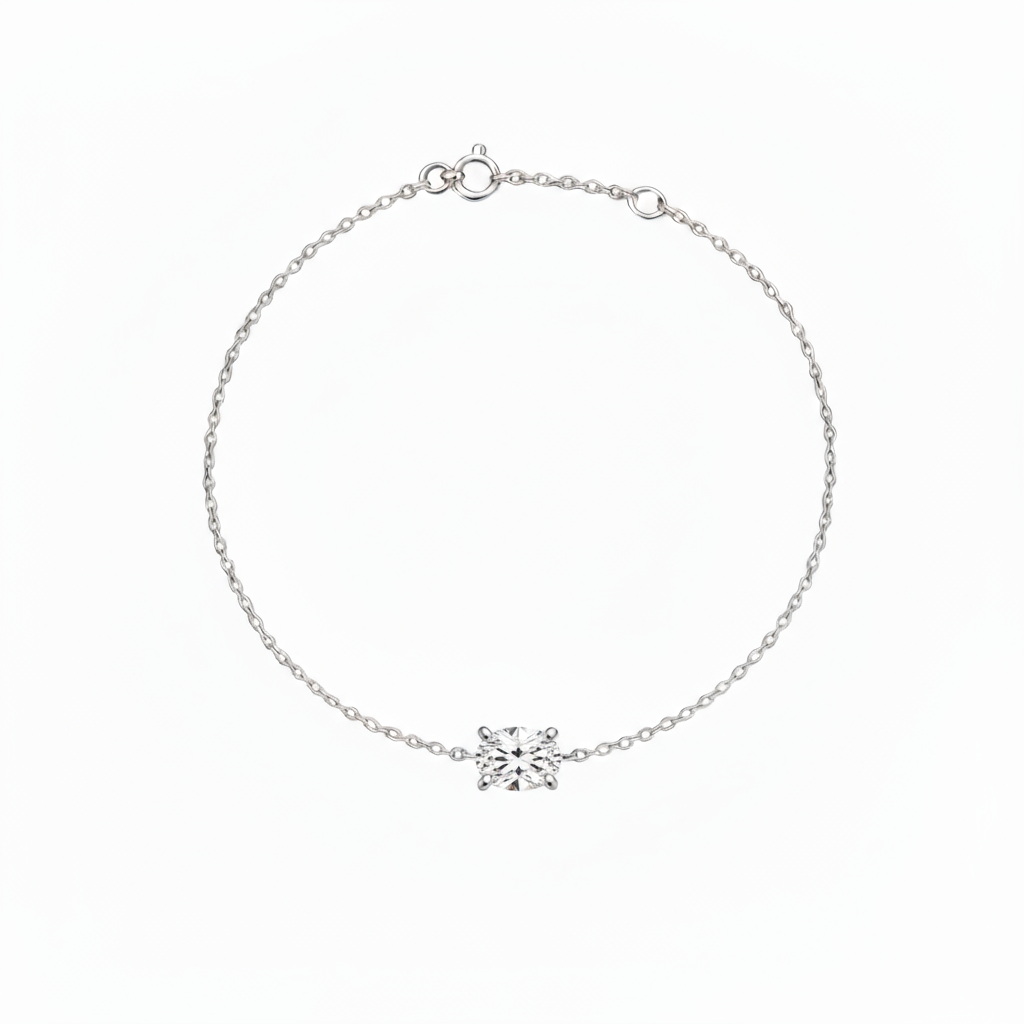 Velara Solitaire Bracelet – White Diamond