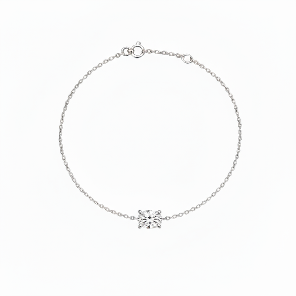 Velara Solitaire Bracelet – White Diamond