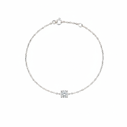 Juno Solitaire Bracelet – White Diamond