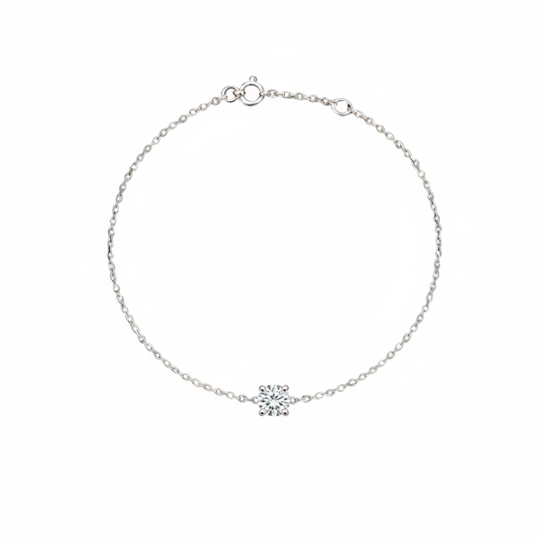 Juno Solitaire Bracelet – White Diamond