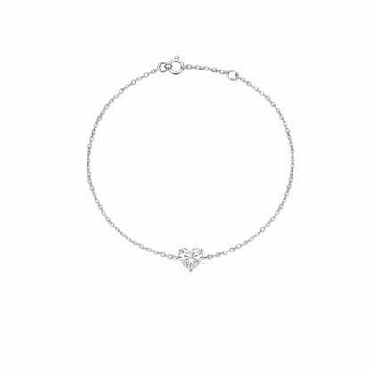 Amore Solitaire Bracelet – White Diamond