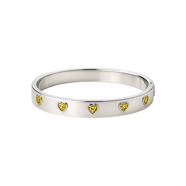 Amore Cinco Elemental Bangle – Yellow Sapphire