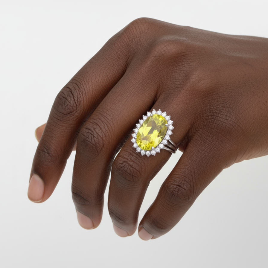 Velara Aura Ring – Yellow Sapphire