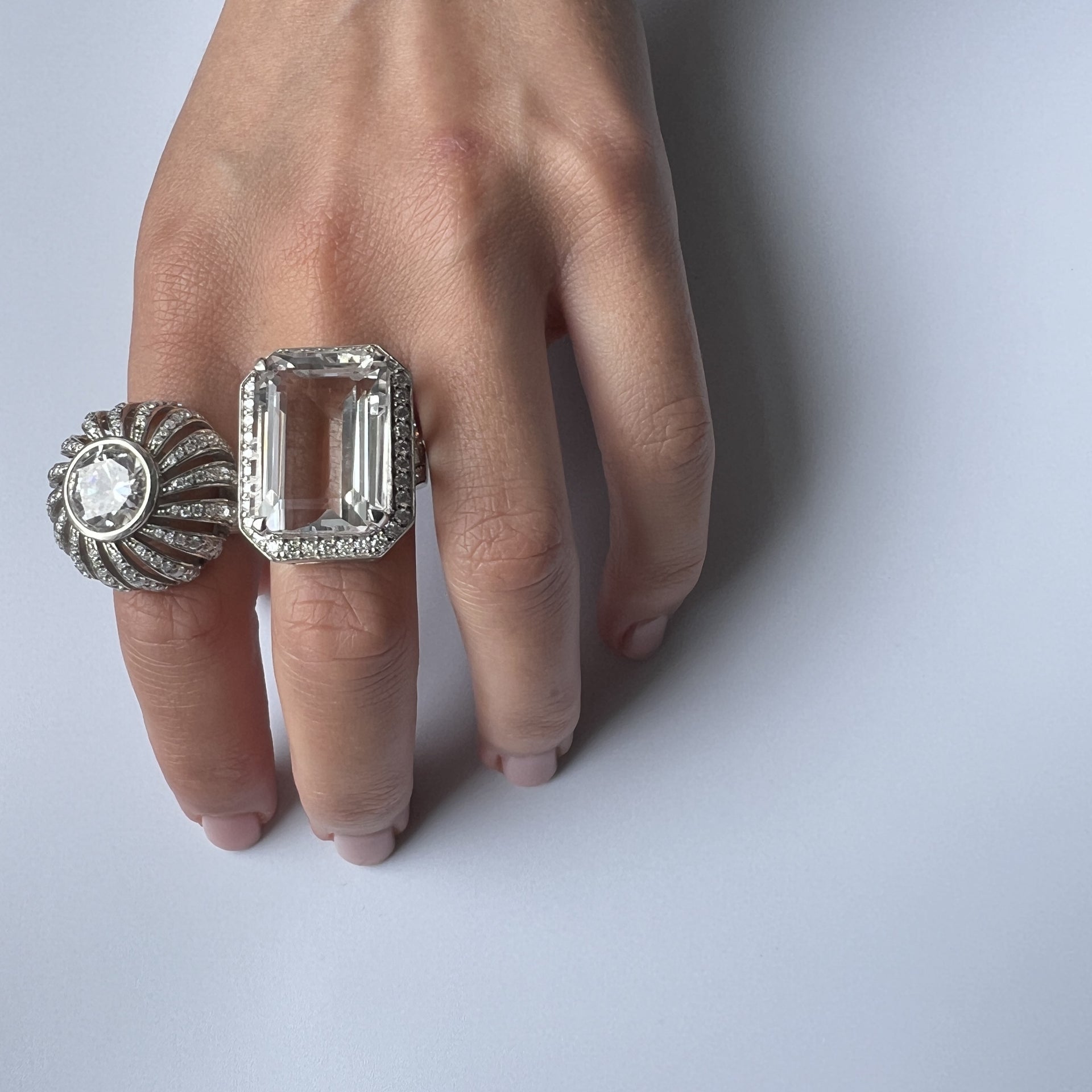 Forma Pasha Ring – White Diamond
