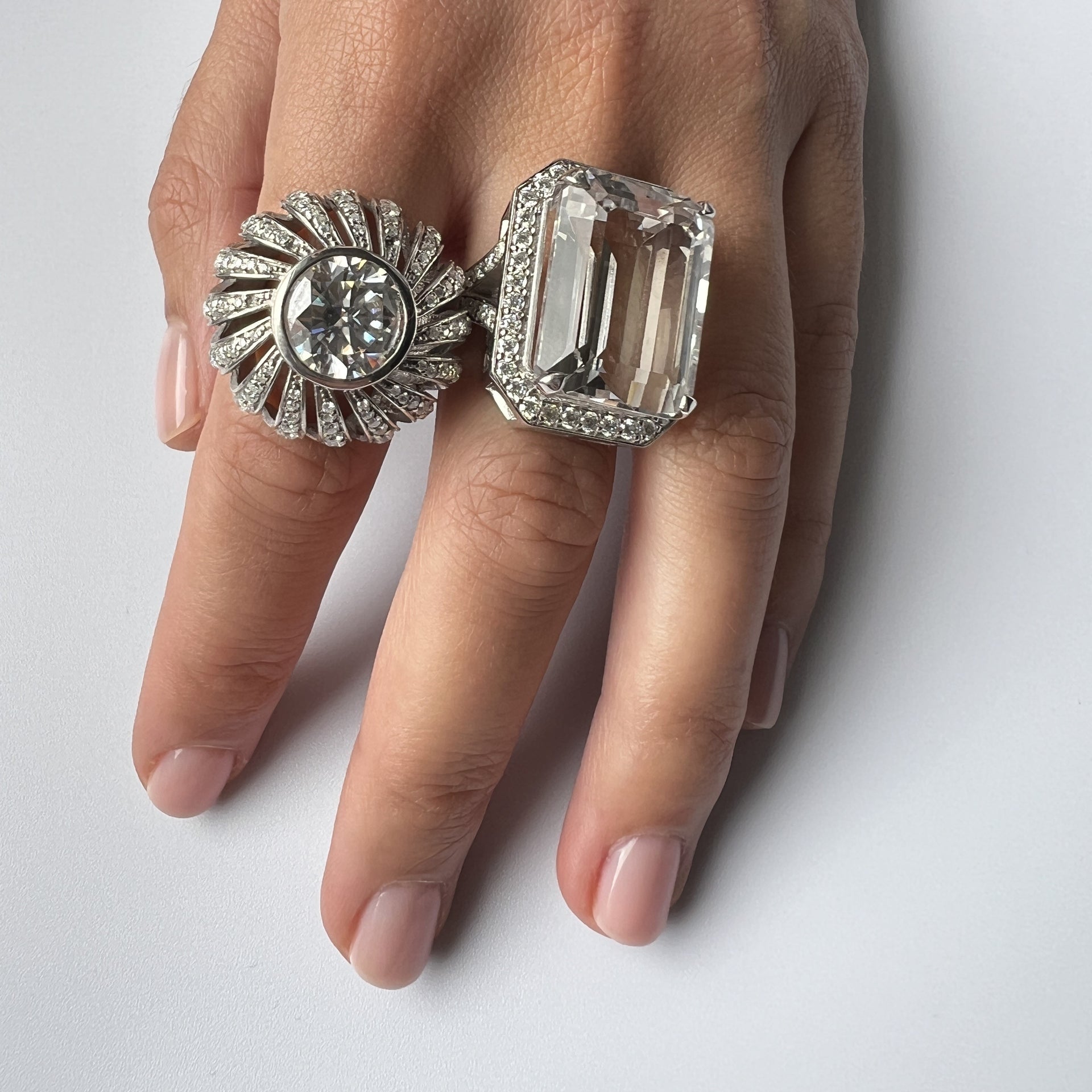 Forma Pasha Ring – White Diamond