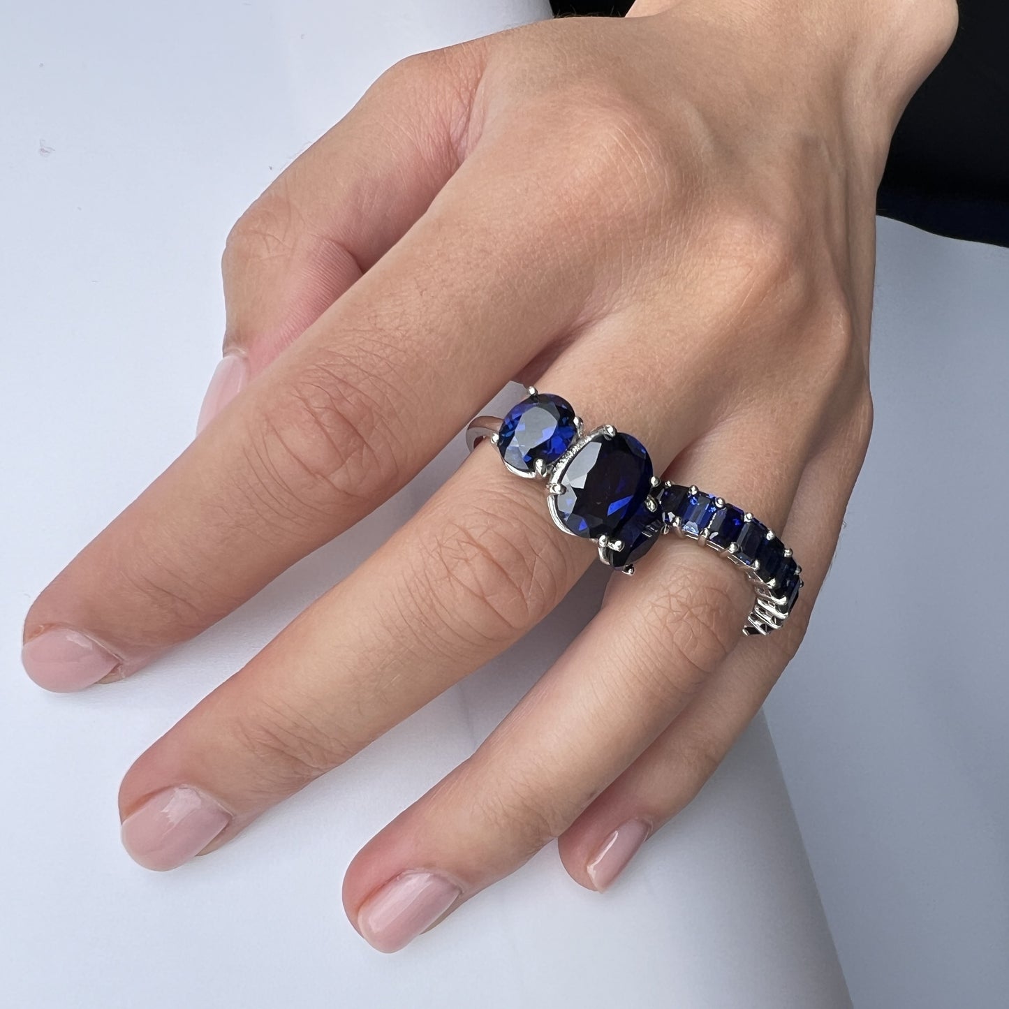 Velara Grand Trilogy Ring – White Diamond