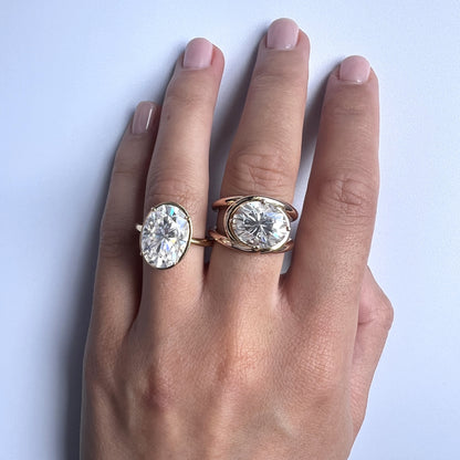 Velara Twist Ring – Vivid Pink Sapphire