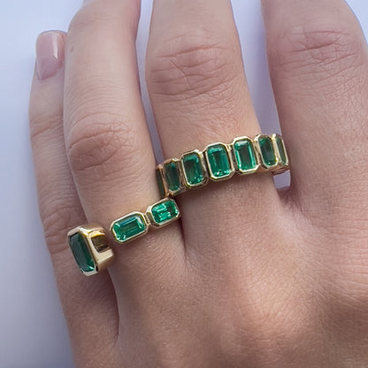Nexus Frame Open Ring – Purple Sapphire