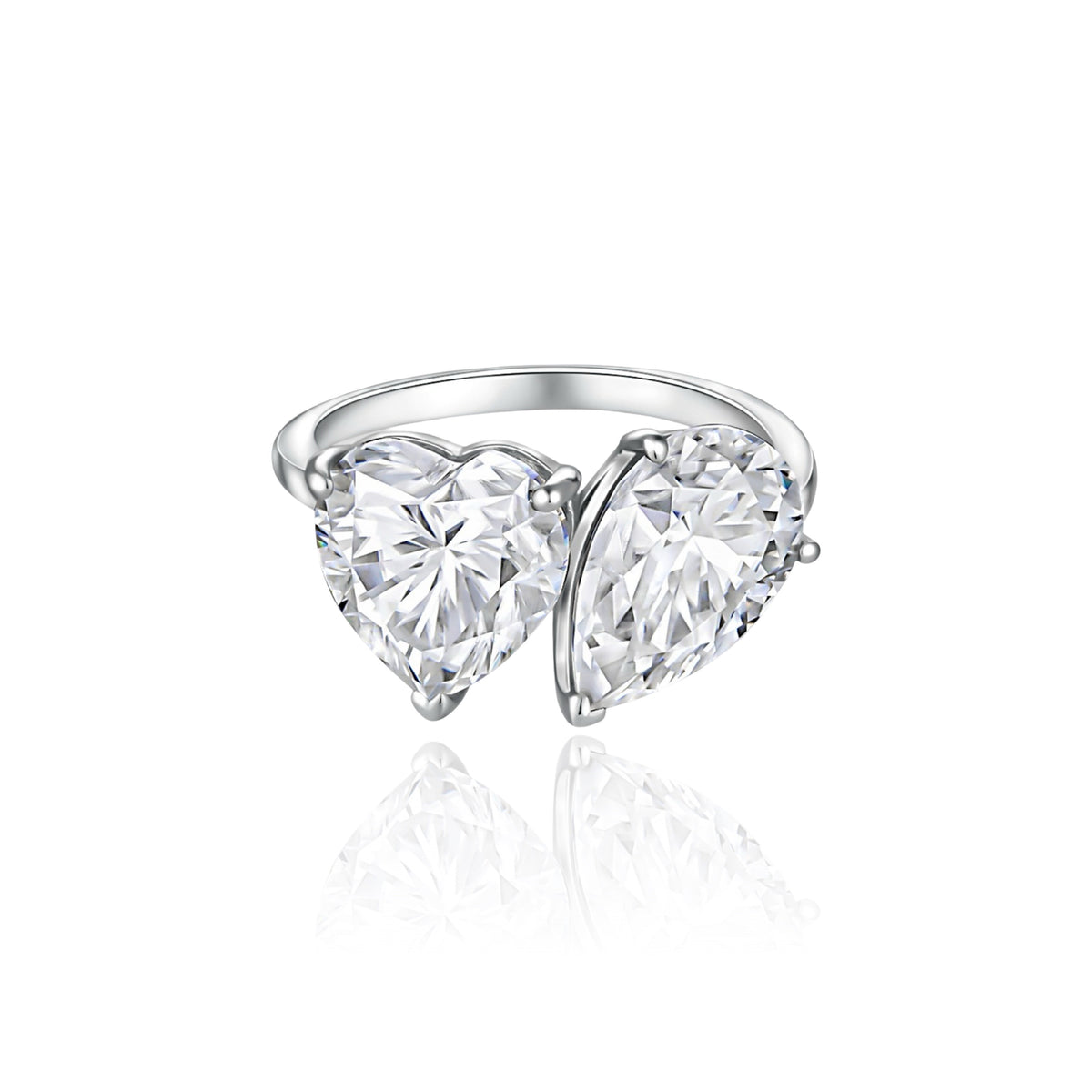 Amore Toi & Moi Ring – White Diamond