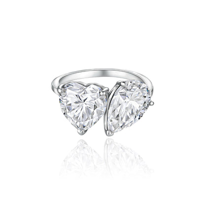 Amore Toi & Moi Ring – White Diamond