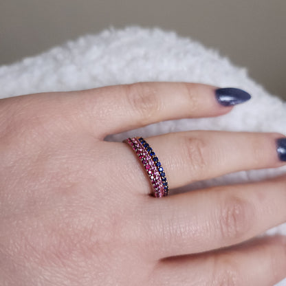 Linea Demi Ring – Light Pink Sapphire