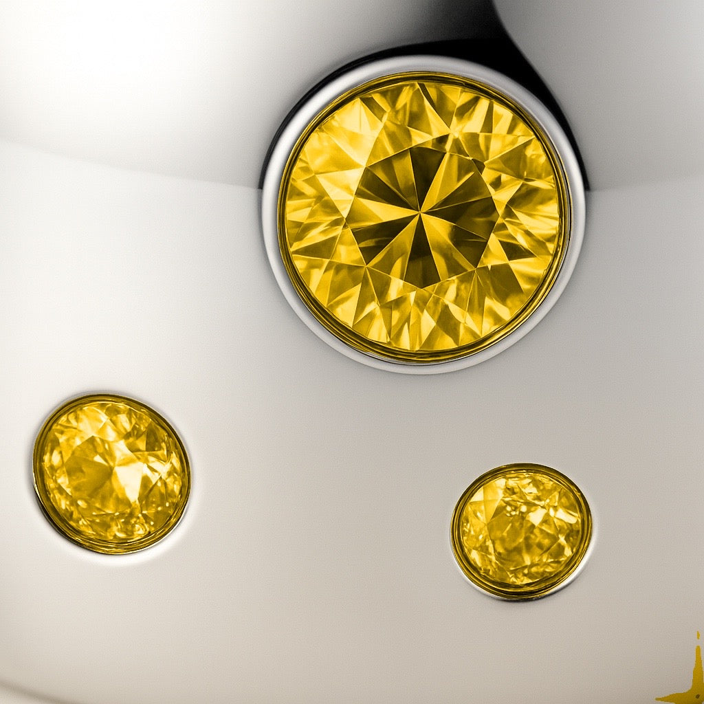 Linea Confetti Maxi Ring – Yellow Sapphire