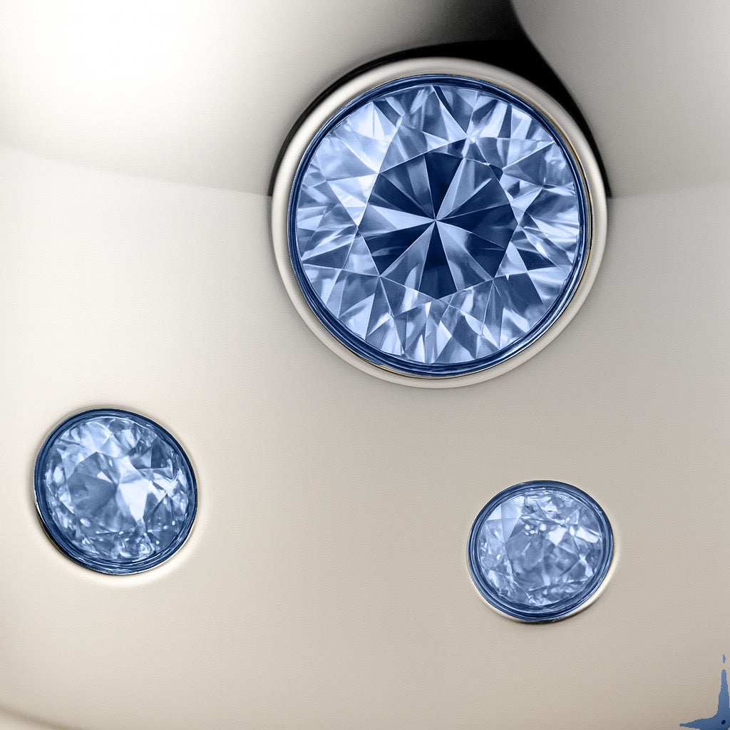 Linea Confetti Maxi Ring – Light Blue Aquamarine