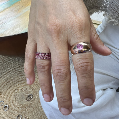 Linea Mini Ring – Blue Sapphire