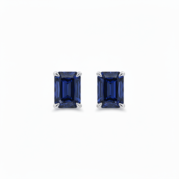 Nexus Grande Stud Earrings – Blue Sapphire
