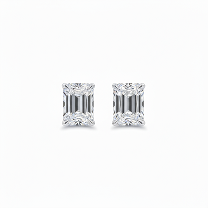 Nexus Grande Stud Earrings – White Diamond