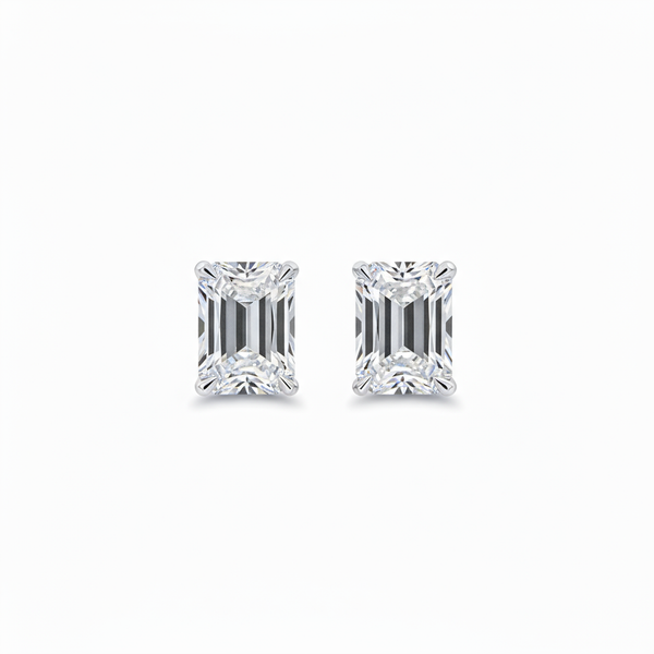 Nexus Grande Stud Earrings – White Diamond