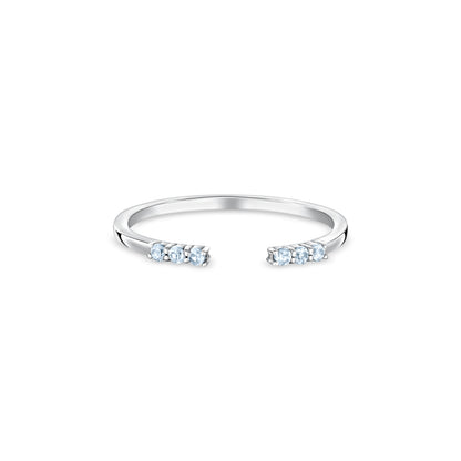 Linea Tres Ring – Light Blue Aquamarine