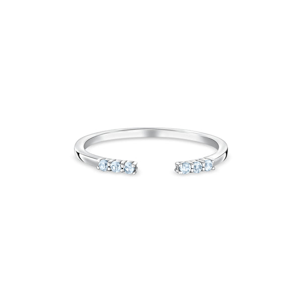 Linea Tres Ring – Light Blue Aquamarine
