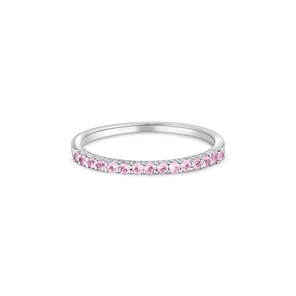 Linea Demi Ring – Light Pink Sapphire