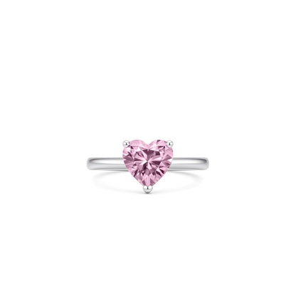 Amore Solitaire Ring – Light Pink Sapphire