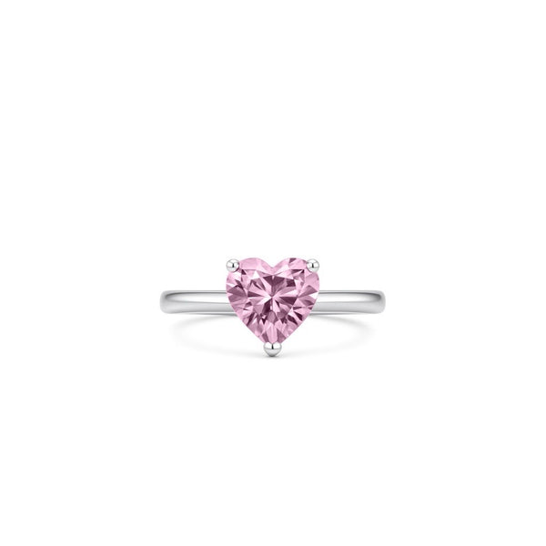 Amore Solitaire Ring – Light Pink Sapphire