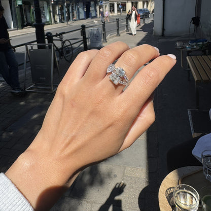 Nova Trio Ring – White Diamond