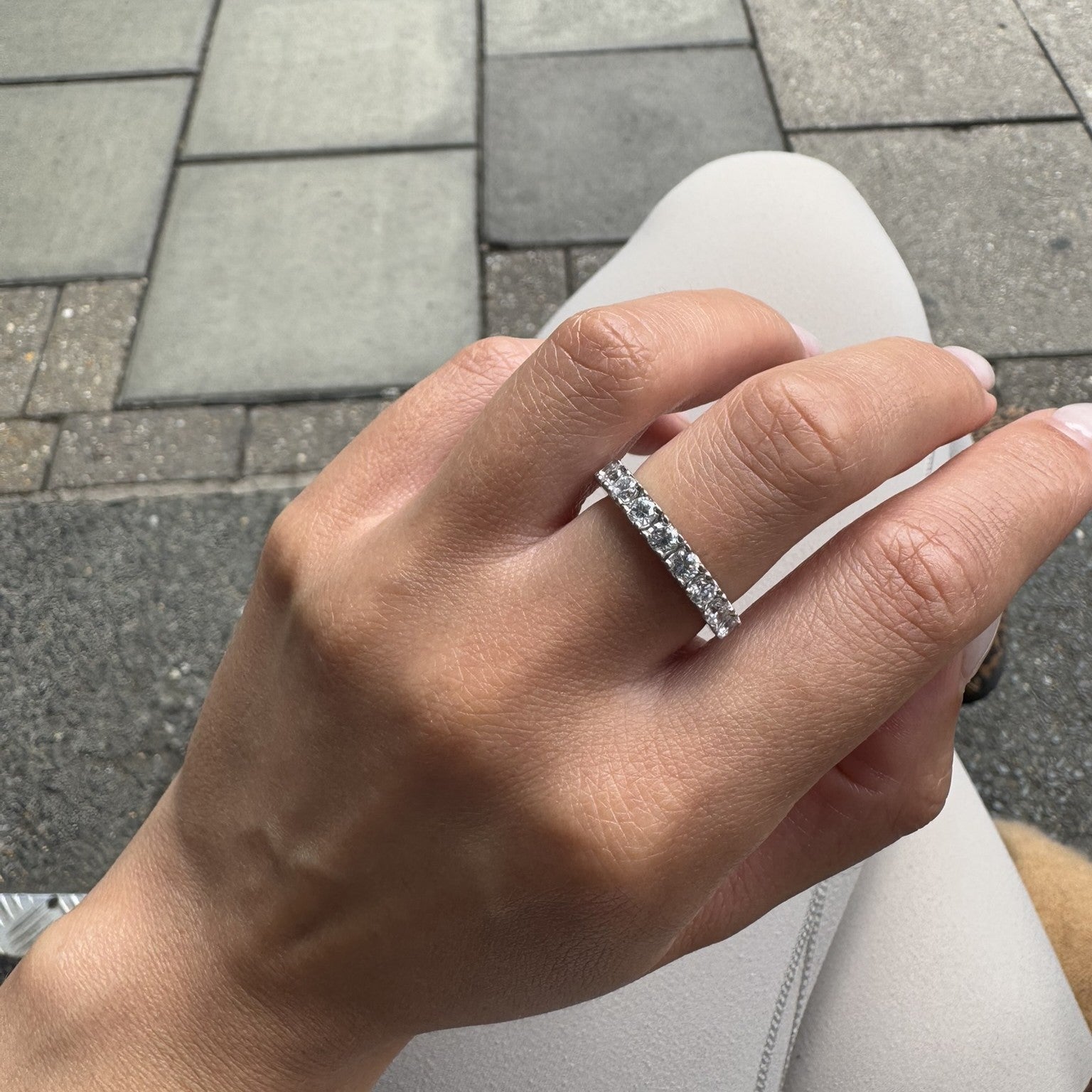 Linea Demi Grande Ring – Light Pink Sapphire
