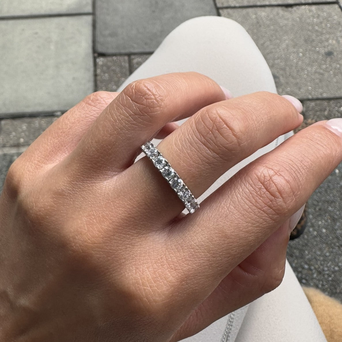 Linea Demi Grande Ring – Light Pink Sapphire