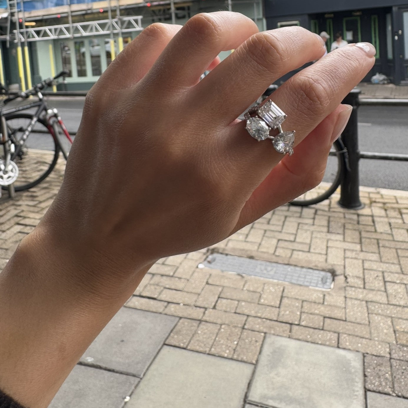 Nova Trio Ring – White Diamond