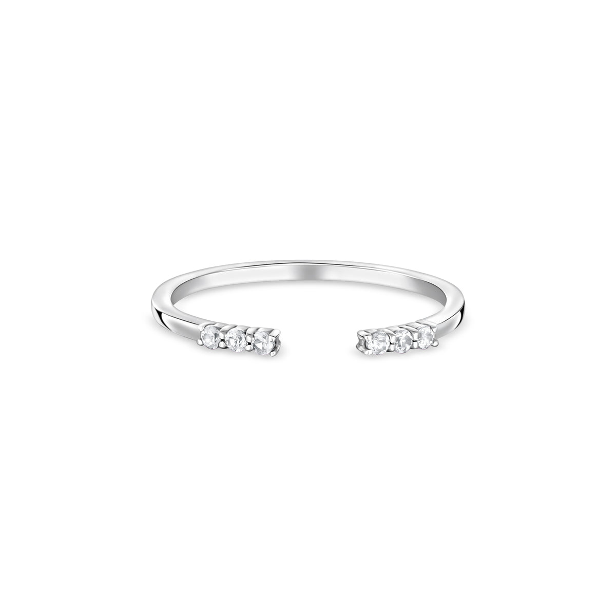 Linea Tres Ring – White Diamond
