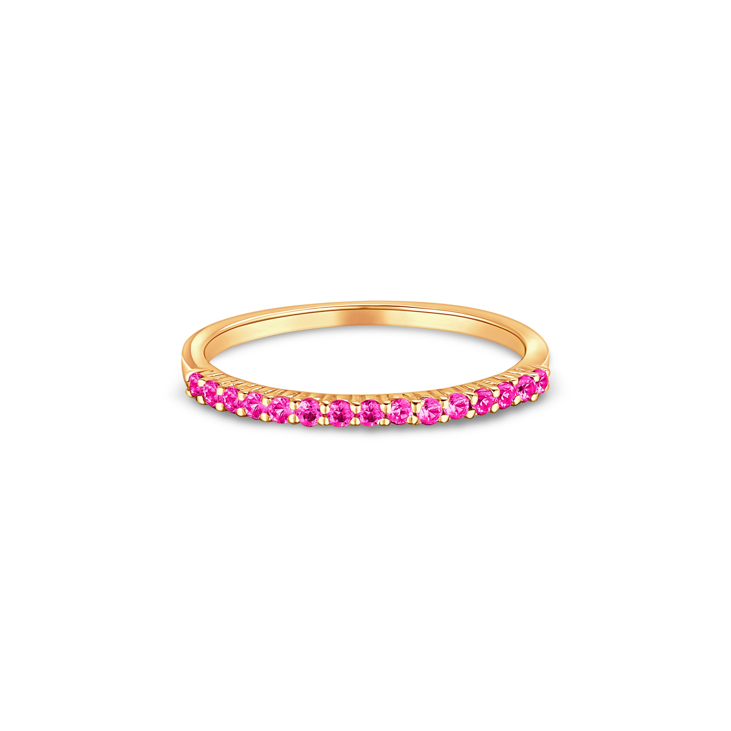 Linea Demi Ring – Red Ruby