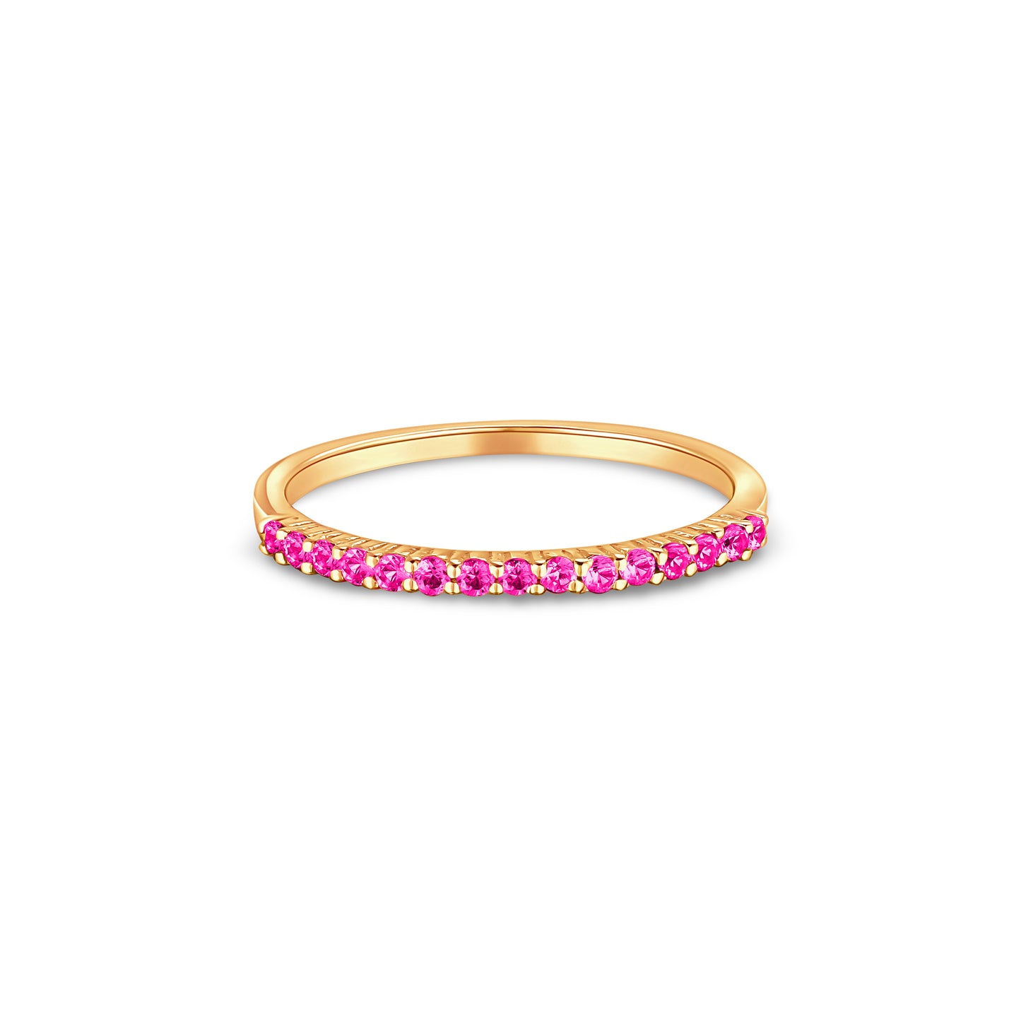 Linea Demi Ring – Red Ruby