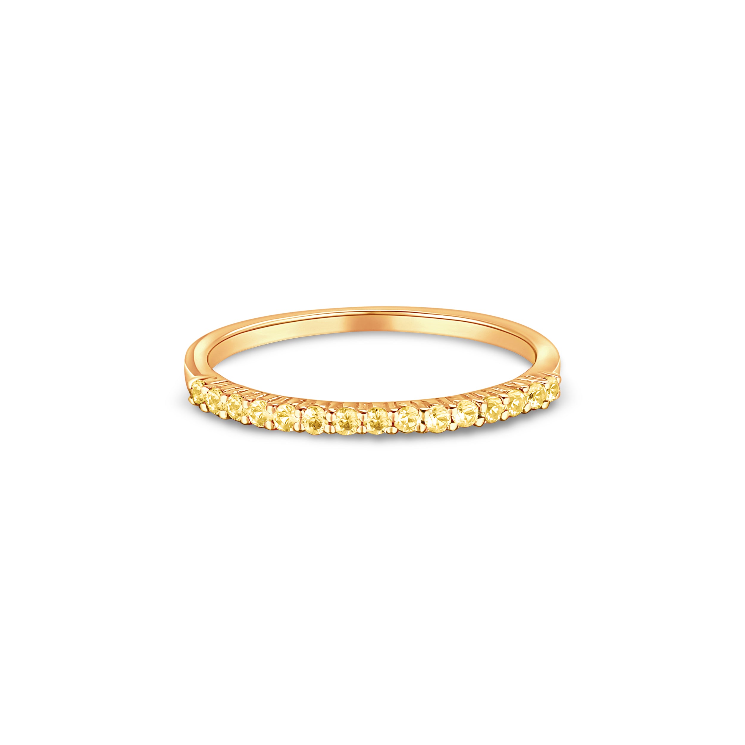 Linea Demi Ring – Yellow Sapphire