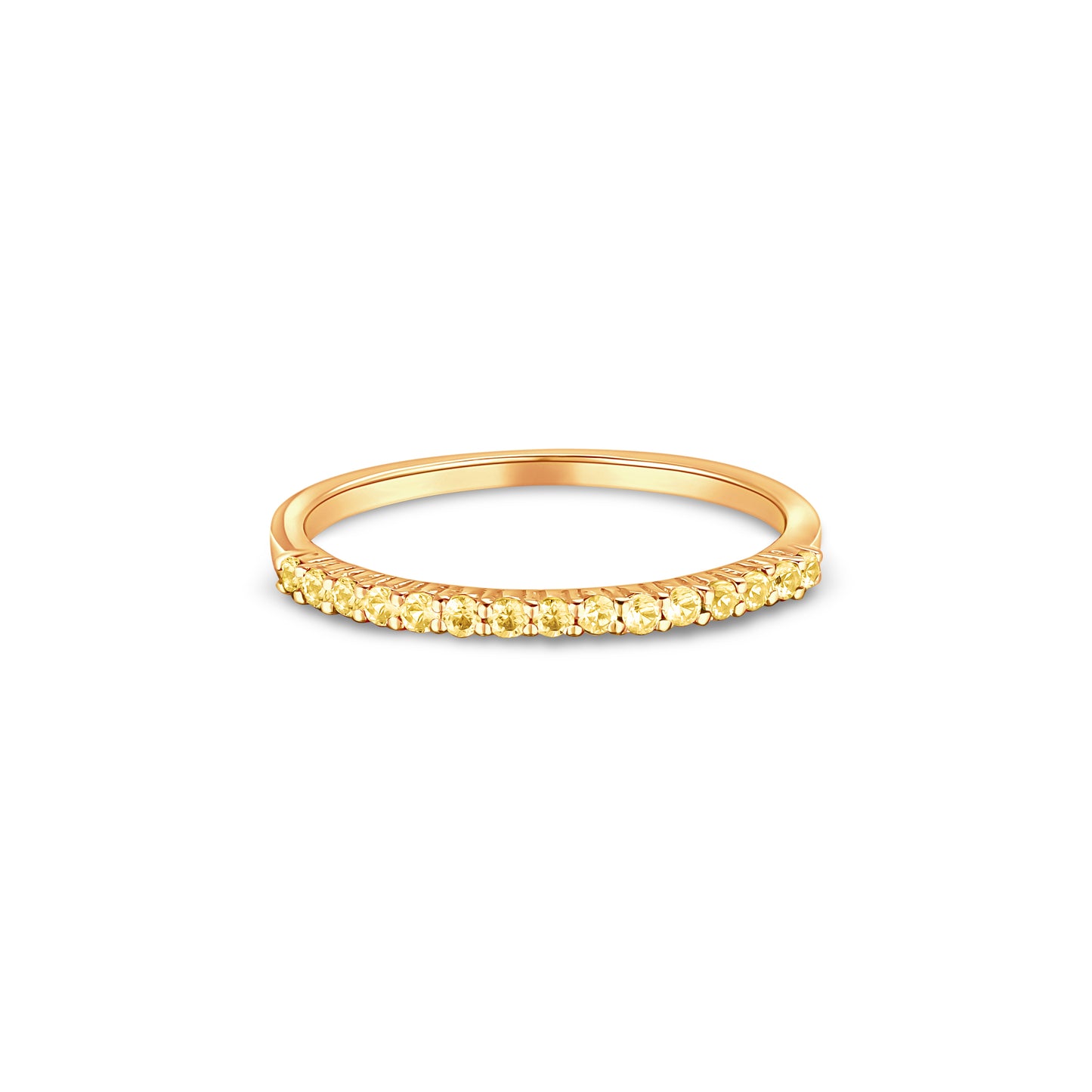 Linea Demi Ring – Yellow Sapphire