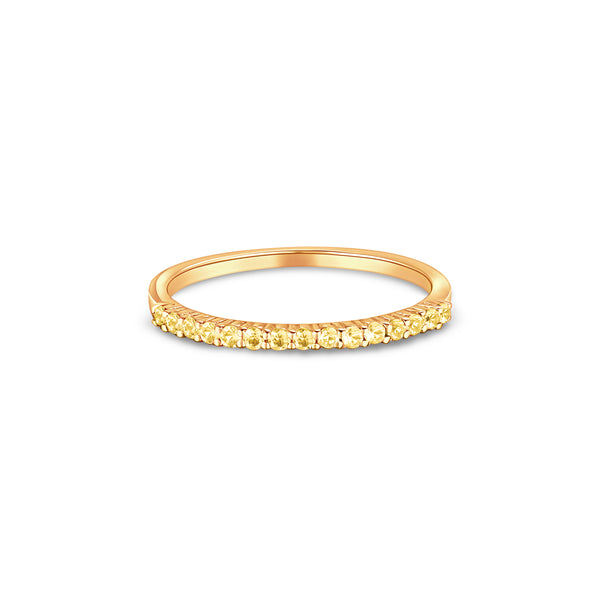 Linea Demi Ring – Yellow Sapphire