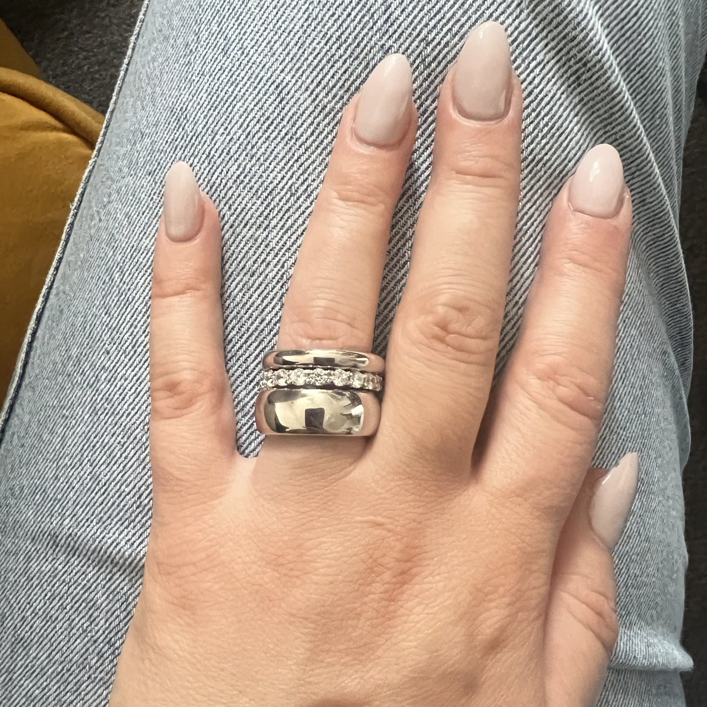 Linea Grande Ring – Red Ruby