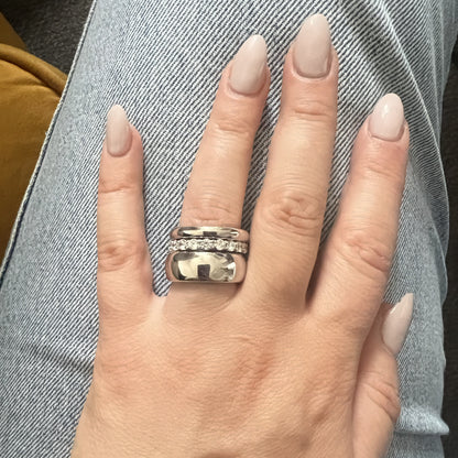 Linea Grande Ring – Red Ruby