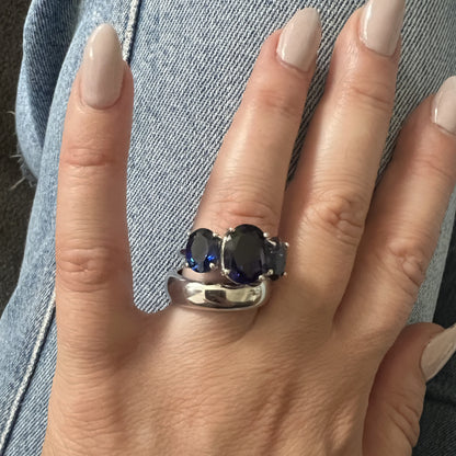 Velara Grand Trilogy Ring – Zambian Green Emerald