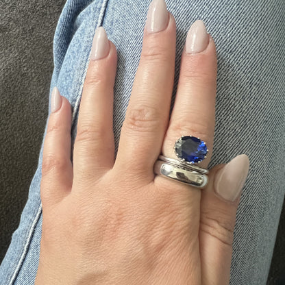 Velara Satellite Ring – Purple Amethyst