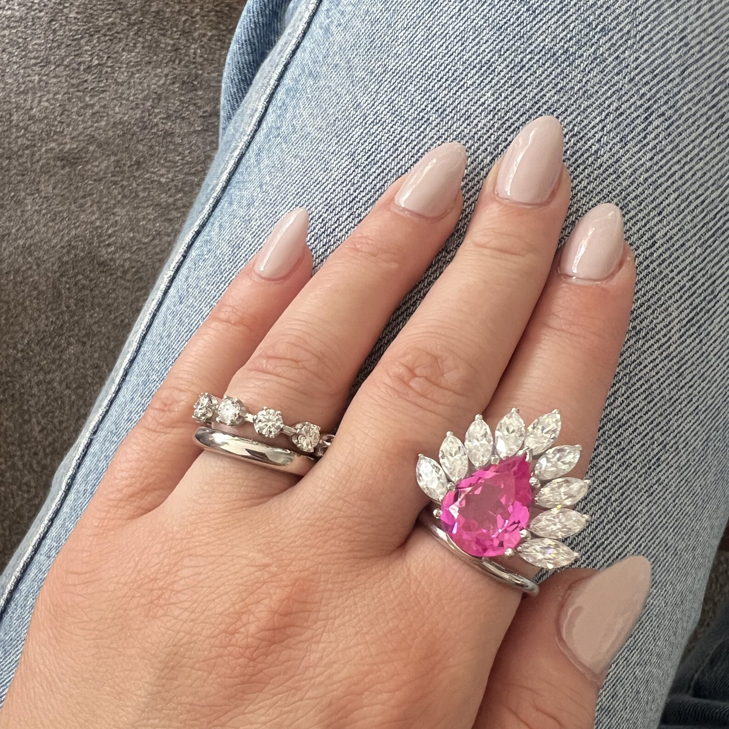 Nova Pavone Ring – Purple Amethyst