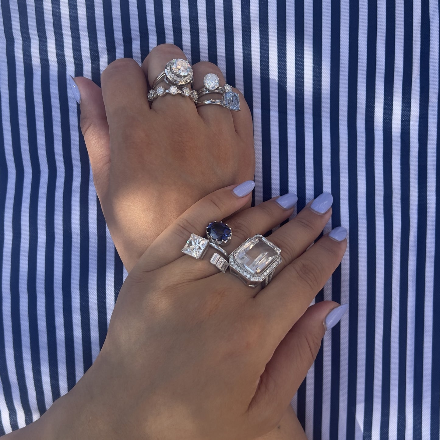 Velara Signature Ring – Light Blue Aquamarine