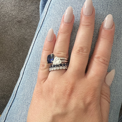 Linea Midi Ring – Light Pink Sapphire