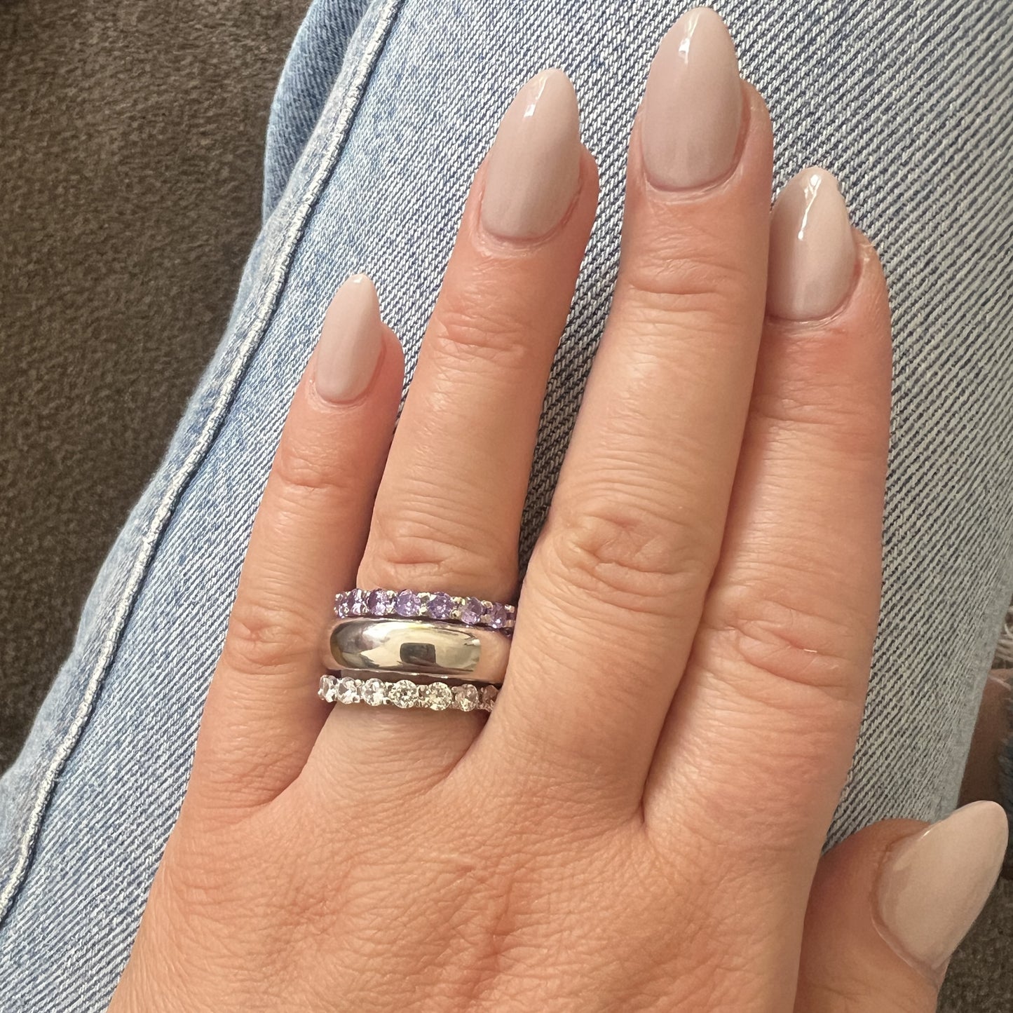 Linea Grande Ring – Light Blue Aquamarine