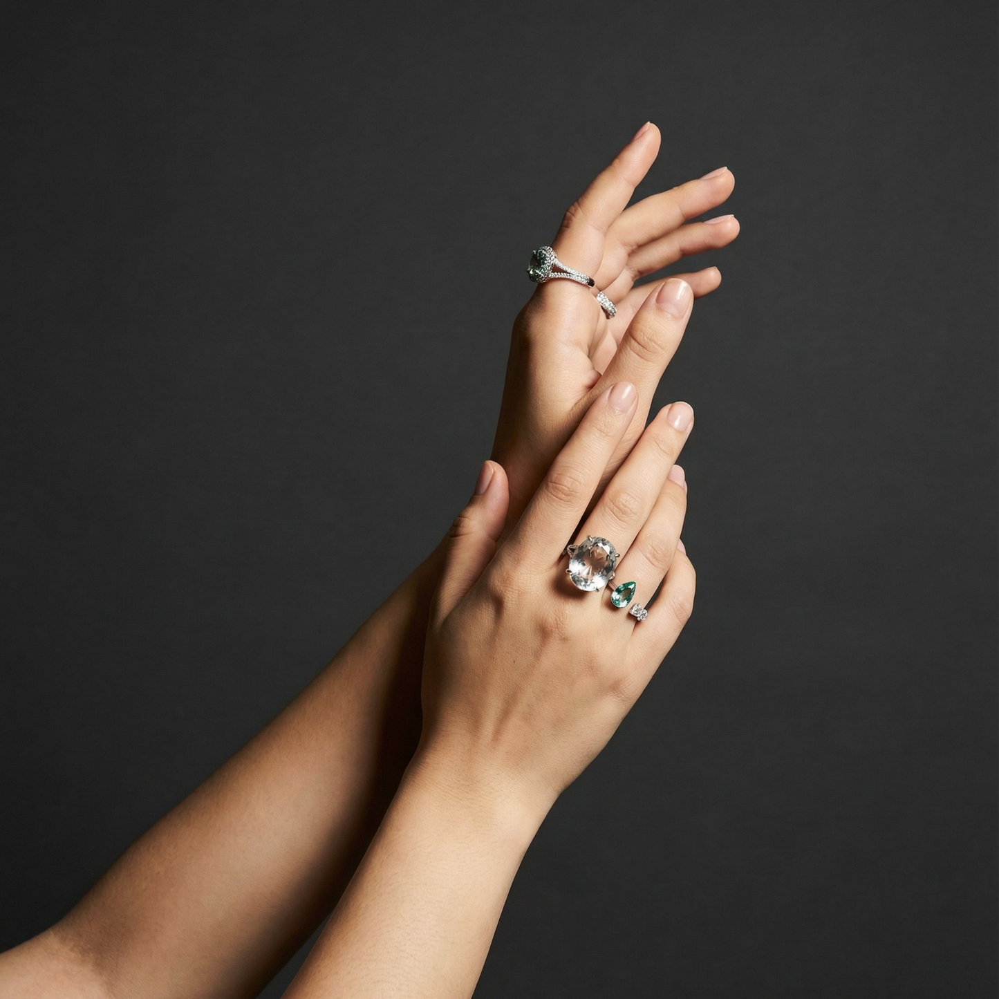 Velara Majestic Ring – Rock Crystal